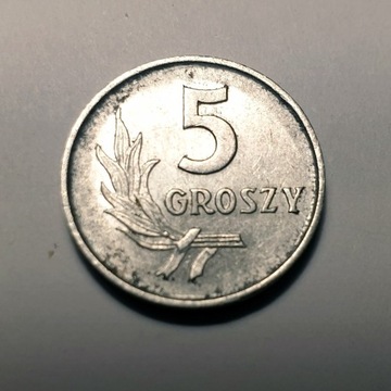 Polska - Moneta 5 gr 1970