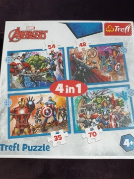 Avengers Puzzle 4in1