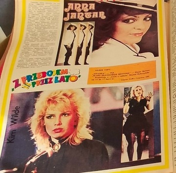 Anna JANTAR, Kim WILDE - gazeta z 1982 roku 