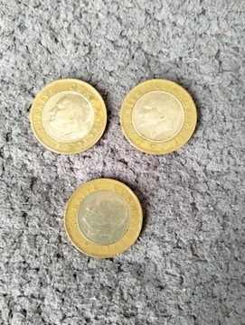 1 lira turecka, 3 sztuki