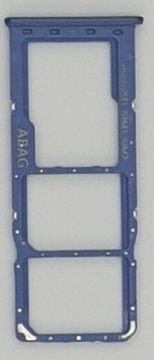 Oryginalna Tacka SIM Samsung Galaxy A21s niebieski