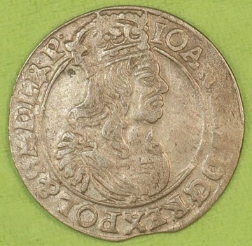 Polska Szóstak Jan II Kazimierz 1662 - Krakow AT