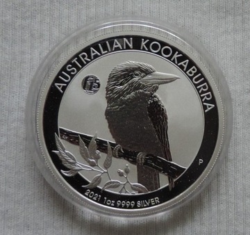 Australia Kookaburra 2021 privy f15 uncja srebra