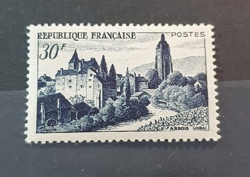 Francja 1951r  Mi 916**  zamek w Arbois 