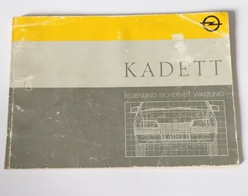 Opel Kadett E instrukcja 1987