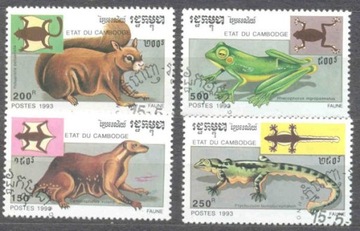 Kambadża - Zwierzęta, (zestaw 6022)