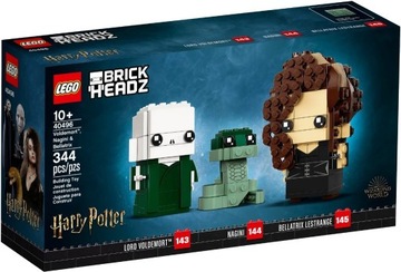 LEGO 40496 BrickHeadz Voldemort Nagini i Bellatrix