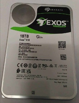 Seagate Exos X18 dysk twardy jak nowy, SAS