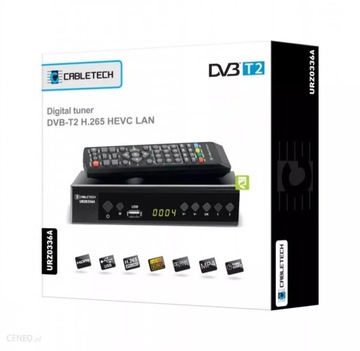 DEKODER TUNER HD DVB-T2 H.265 HEVC 