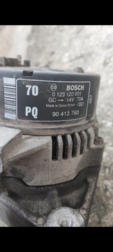 Alternator BOSCH 0 123 120 001, corsa Vectra astra