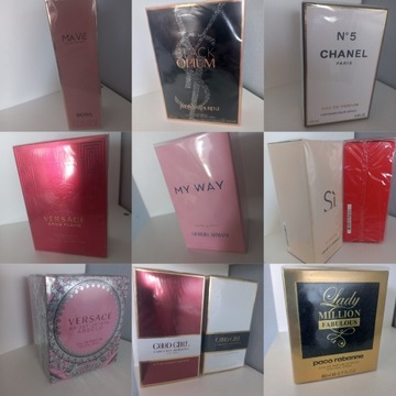 Perfumy męskie damskie różne wybór 