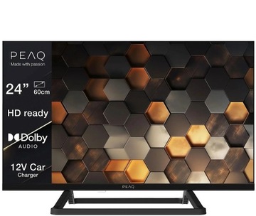 Telewizor LED PEAQ PTV 24H-5024E 12V 24" HD Multituner