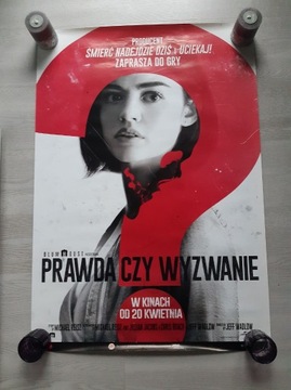 Plakat kinowy z filmu Prawda czy wyzwanie