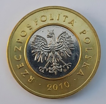 2 zł 2010 r obiegowe 2 złote moneta 2zł 2010r rok