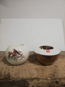 Świeczniki porcelanowe na tealighty 