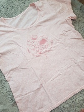 Bluzka z krótkim rękawem, różowa rozmiar XL, Taro