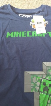 OKAZJA Tshirt 2 koszulki chłopiec Minecraft NOWE