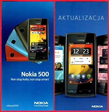Nokia 500 2 x folder