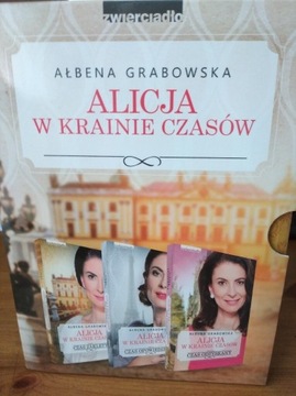 Alicja w krainie czasów trzy tomy A. Grabowska
