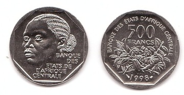 Central African St. - 500 Francs 1998 - UNC
