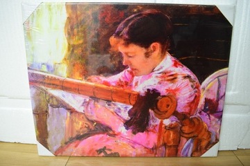 Mary Cassatt - Lidia tkająca gobelin -1881