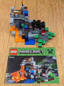 Lego 21113 Minecraft, komplet klocków, instrukcja