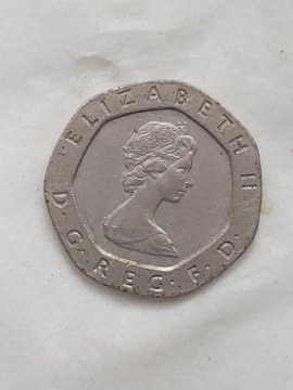 240 Wielka Brytania 20 pensów, 1982
