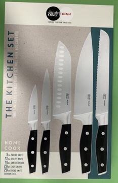 Noże Tefal Jamie Oliver zestaw bardzo ostre
