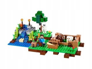 Lego 21114 Minecraft Farma Steve Owca