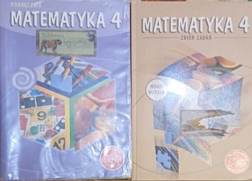 Matematyka 4 podręcznik i zbiór zadań 