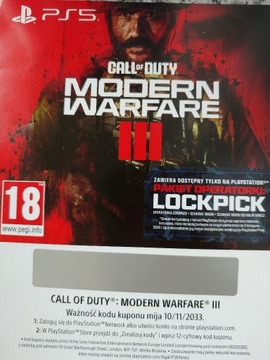 CALL OF DUTY MODERN WARFARE 3 PL PS5 NOWA