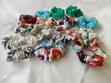 Gumki do włosów scrunchie dla dzieci