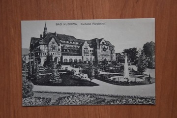 Pocztówka-Kudowy Zdroju- Hotel uzdrowiskowy 