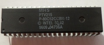 P-80C52 80C52  CHMOS 8-BIT MICROCONTROLLER