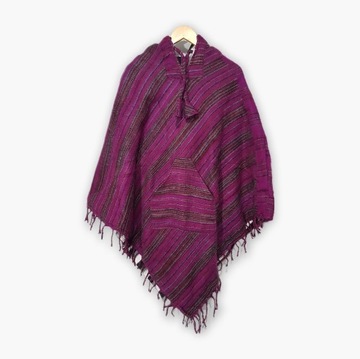 CIEPŁA FESTIWALOWA BLUZA PONCHO INDIA UNISEX