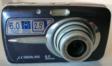 Aparat fotograficzny Olympus Stylus 600 uDigital 600