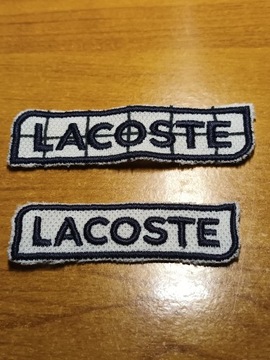 [unikat]Naszywki dwie Lacoste.ZOBACZ!