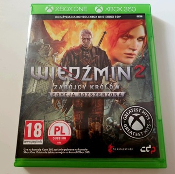 Wiedźmin 2 - X-box 360 / X-One / Series X I PL