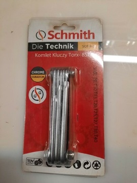 Zestaw kluczy torx 8 elm schmith SQT-8-1