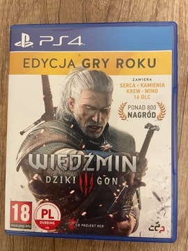 Wiedźmin 3 PL Edycja Gry Roku PS4 PS5