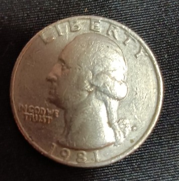 United States Liberty 1981 Quarter Dollar