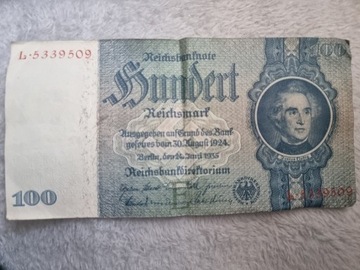 1000 niemieckich marek 1924