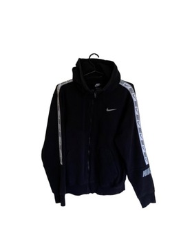 Nike fleece, hoodie z lampasami, rozmiar S