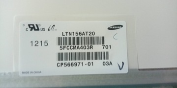 Matryca Samsung 15,6 LTN156AT20