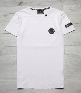 T-shirt koszulka męska Philipp Plein biała r.M