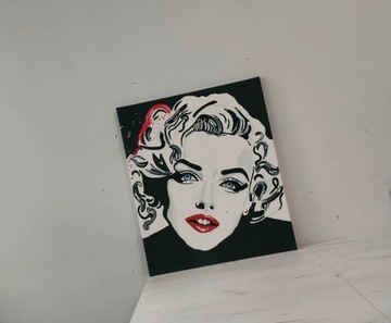 Marilyn Monroe Akryl na płótnie 