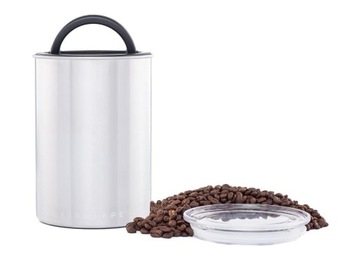 Airscape nierdzewny pojemnik na kawę i żywność