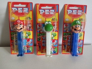 Cukier PEZ dispenser dozownik Super Mario figurka