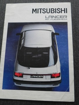 Prospekt Mitsubishi Lancer 1989 