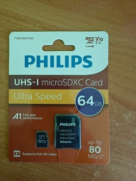 Karta pamięci SDXC Philips FM64MP45B/00 64 GB